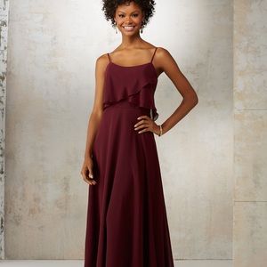 Elegant BLUSH PINK Bridesmaid Or PROM DRESS